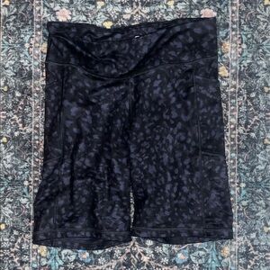 GAP Black Patterned Women's Bike Shorts